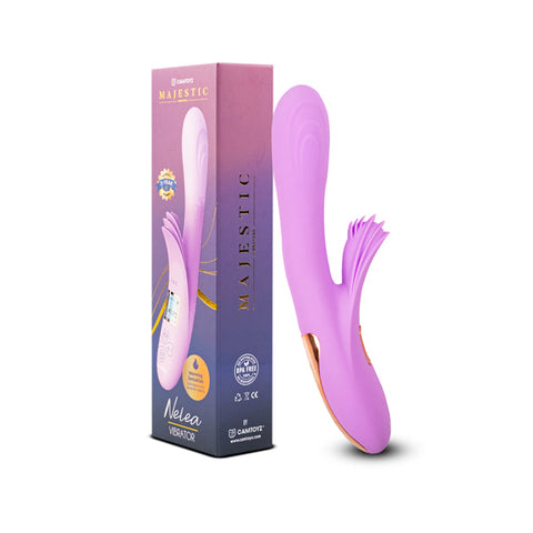 Nelea Pro USB Rabbit Vibrator 8 Inch Double-Ended Design Vibrators