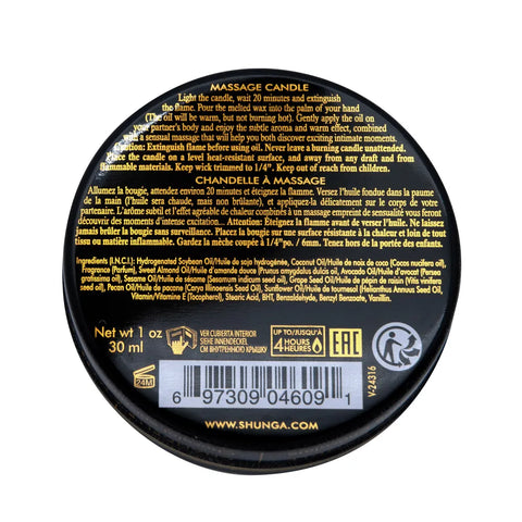 Mini Massage Candle – Soy-Based Intimate Massage Oil and Ambiance Candle > Candles > Massage