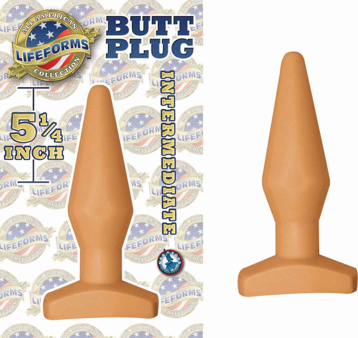 Lifeforms Medium Butt Plug Beige Butt Plugs