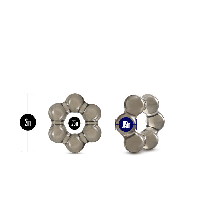 Stay Hard Thick Bead Cock Ring .75in Inner Diameter Elastic Fit > Cock Ring > Single