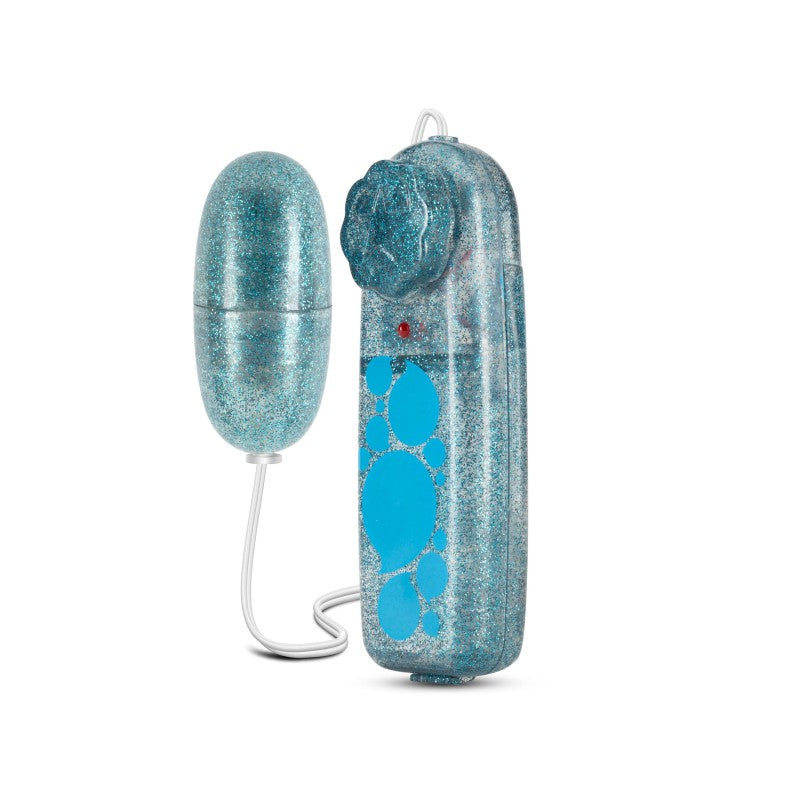 B Yours Glitter Power Bullet Blue 5.5 cm Waterproof Toy BULLETS