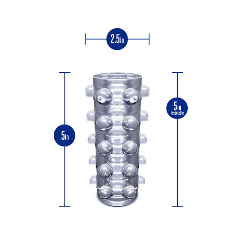 Rize Swich Self Lubricating Clear Stroker Compact Travel Strokers - Manual
