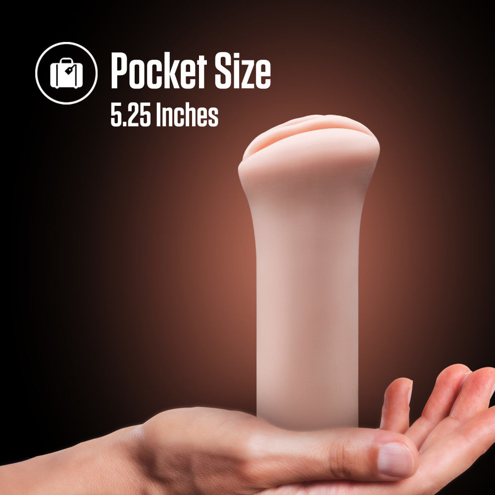 Ashlynn Beige Male Stroker Made with Ultra-Soft X5 Plus Material Strokers - Manual