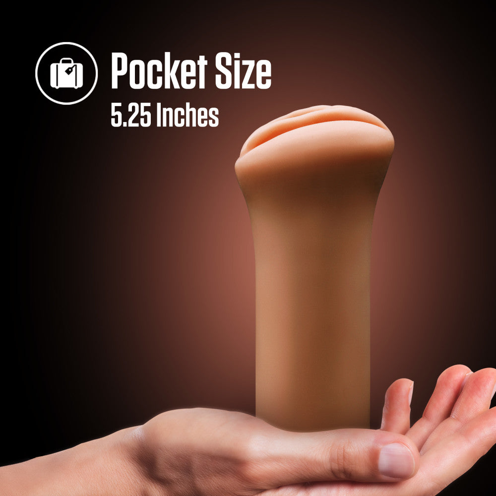 Enlust Molly Tan Male Stroker Soft X5 Plus Material Sleeve > Sex Toys For Men > Masturbators > Manual