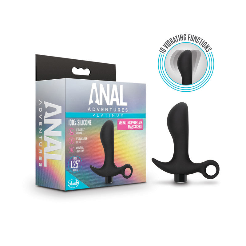 Anal Adventures Platinum Silicone Prostate Massager 01 > Anal Range > Prostate Plugs