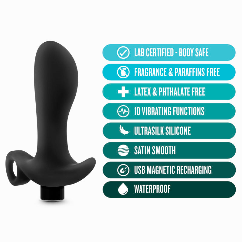 Anal Adventures Platinum Silicone Prostate Massager > Anal Range > Prostate Plugs