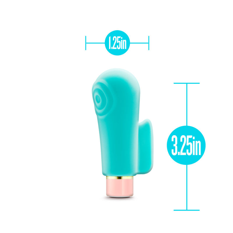 Aria Sensual Af Teal Usb Rechargeable Stimulator Finger Stimulator
