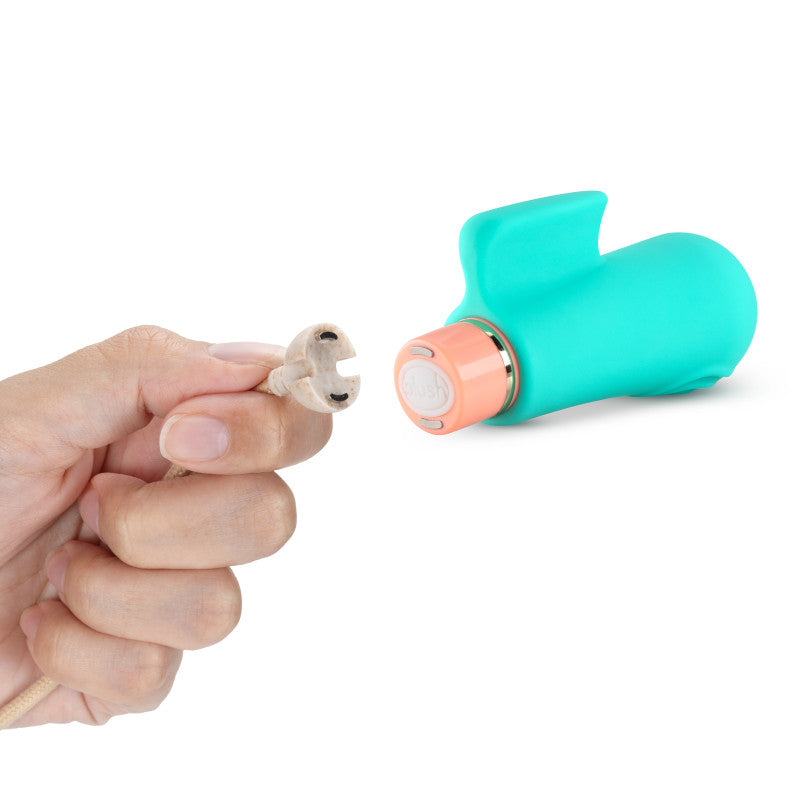 Aria Sensual Af Teal Usb Rechargeable Stimulator Finger Stimulator