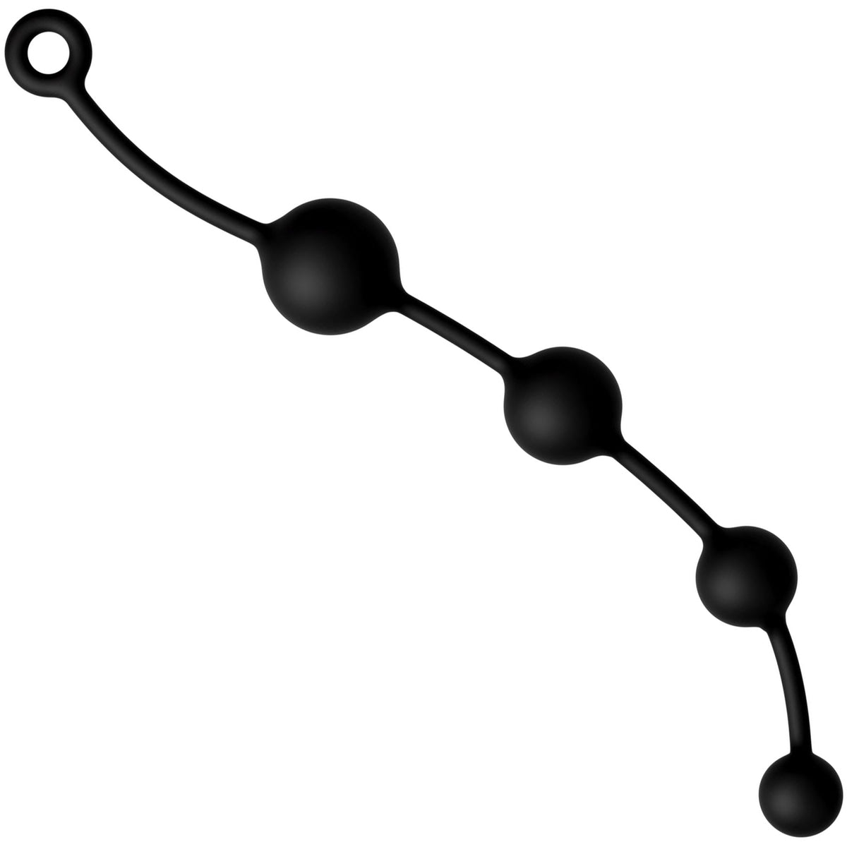 Anal Adventures Platinum X-Large Anal Beads – Flexible Silicone Anal Toy > Anal Range > Anal Beads