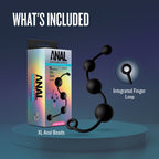 Anal Adventures Platinum X-Large Anal Beads – Flexible Silicone Anal Toy > Anal Range > Anal Beads