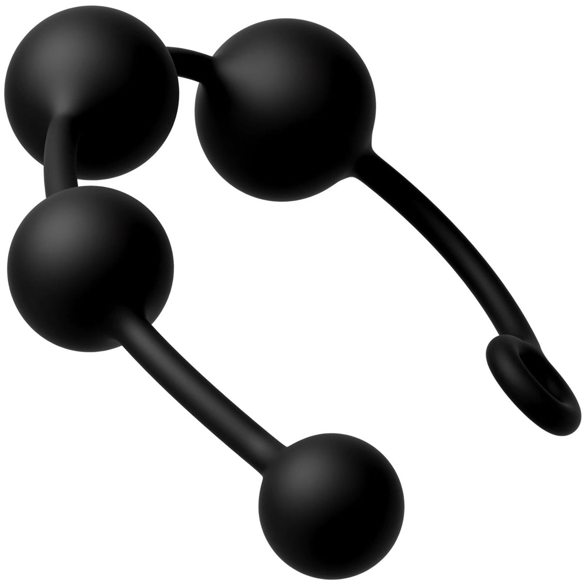 Anal Adventures Platinum X-Large Anal Beads – Flexible Silicone Anal Toy > Anal Range > Anal Beads