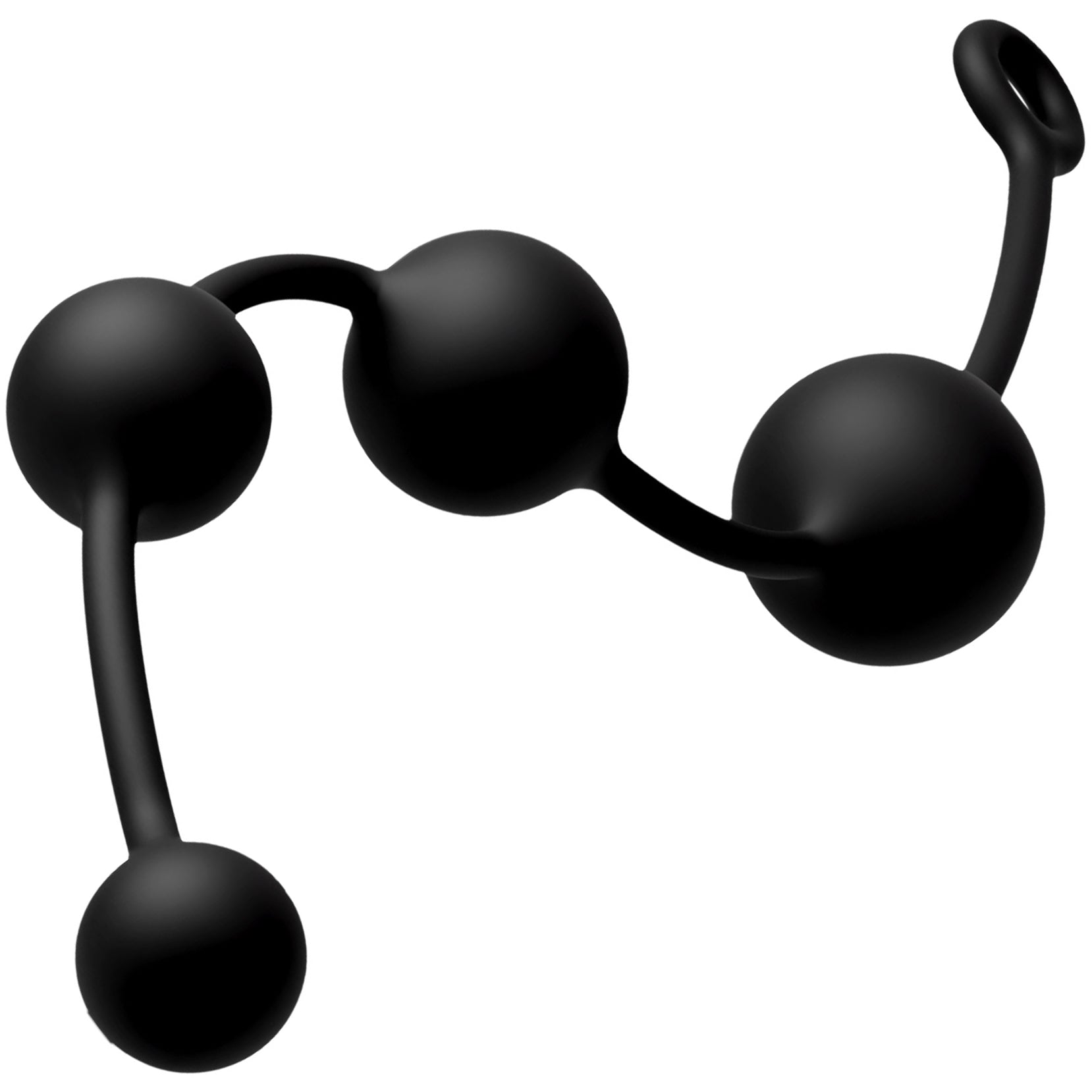 Anal Adventures Platinum X-Large Anal Beads – Flexible Silicone Anal Toy > Anal Range > Anal Beads