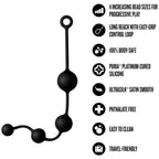 Anal Adventures Platinum X-Large Anal Beads – Flexible Silicone Anal Toy > Anal Range > Anal Beads