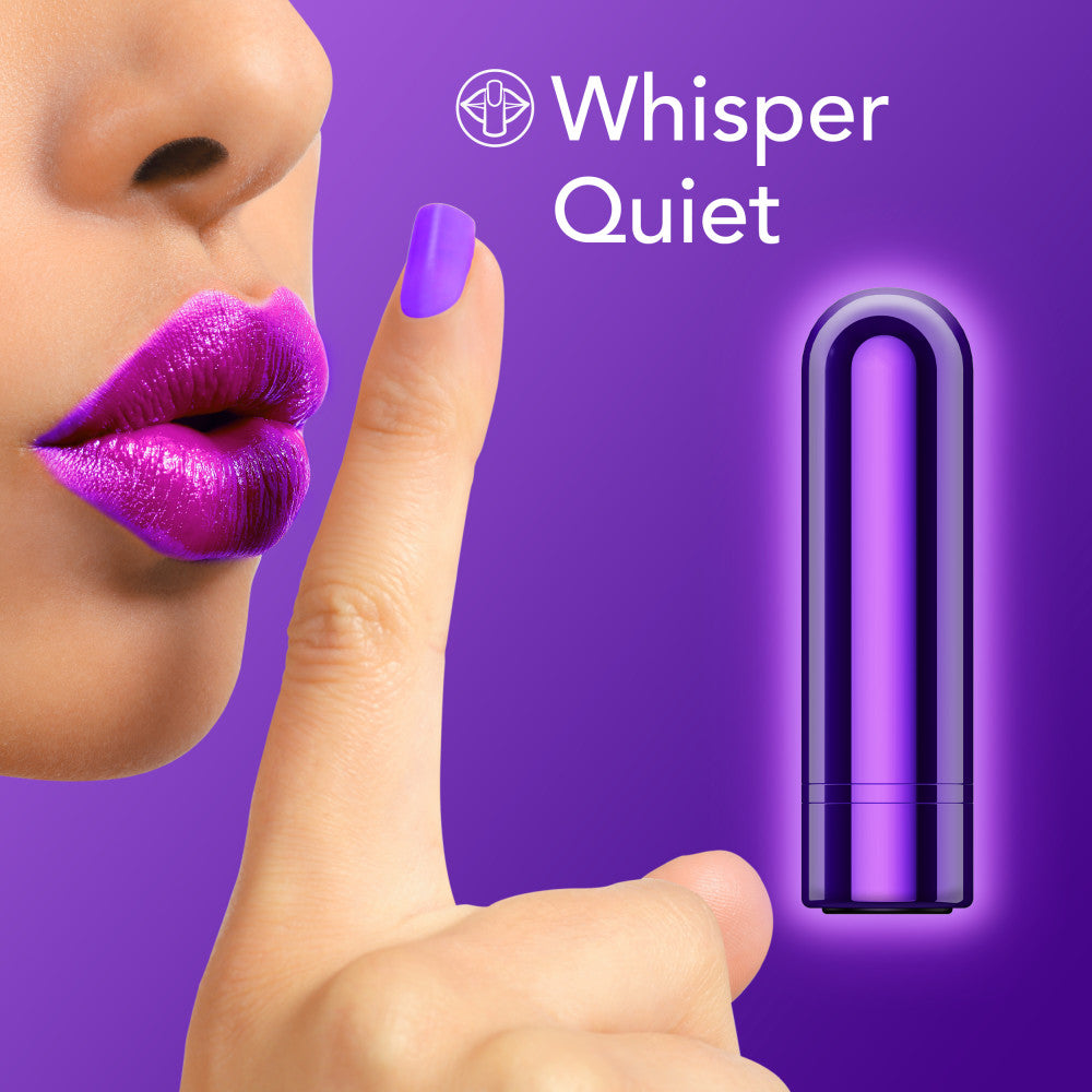 Kool Vibes Rechargeable Mini Bullet Vibrator Grape BULLETS
