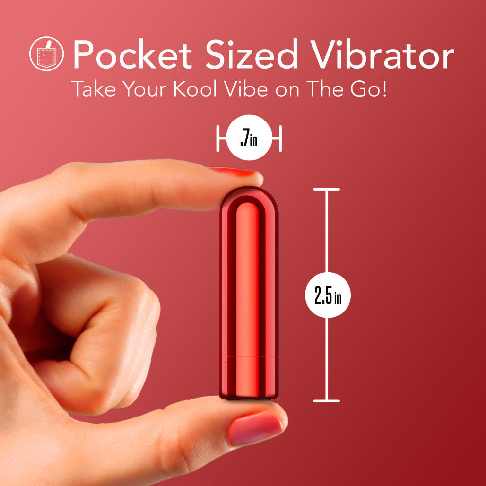 Kool Vibes Rechargeable Mini Bullet Cherry BULLETS