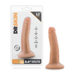 Dr Skin 5.5 Inch Chocolate Dildo with Suction Cup Base > Dildos > Slim Dildos