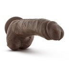 Coverboy The Mechanic Realistic Chocolate 9" Dildo with Suction Base > Dildos > Realistic Dildos
