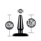 Blush Basic Small Anal Plug Tapered Silicone Small Size Anal Toy > Anal Range > Butt Plugs