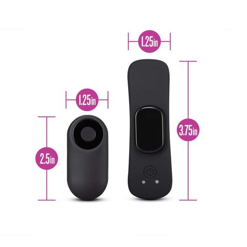 Temptasia Panty Vibe With Remote Control Black Panty Vibrators
