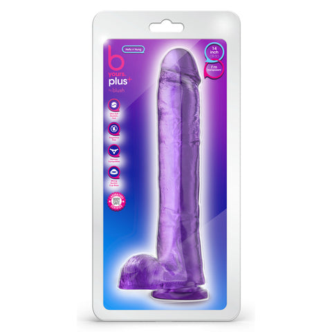 B Yours Plus Hefty N Hung 14 Inch Dildo Dongs Big
