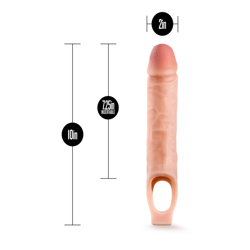 Performance Cock Sheath 10 Inch Penis Extender Sleeve > Sex Toys For Men > Penis Sleeves