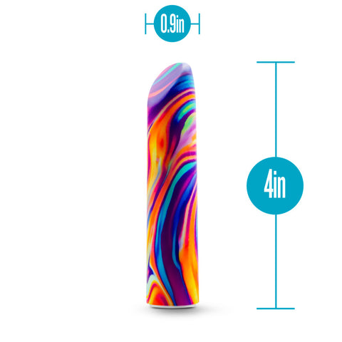 Limited Addiction Psyche Power Vibe (Rainbow) – USB Rechargeable Vibrator 10.2 cm BULLETS & EGGS