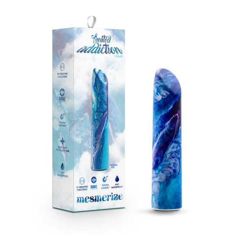 Limited Addiction Mesmerize Power Vibe Azure Wireless Vibrator BULLETS