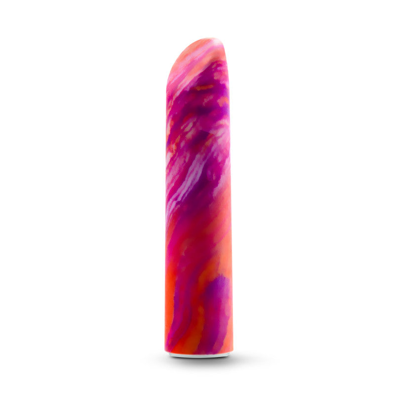 Limited Addiction Fiery Power Vibe Coral Mini Vibrator with Rumble Tech BULLETS
