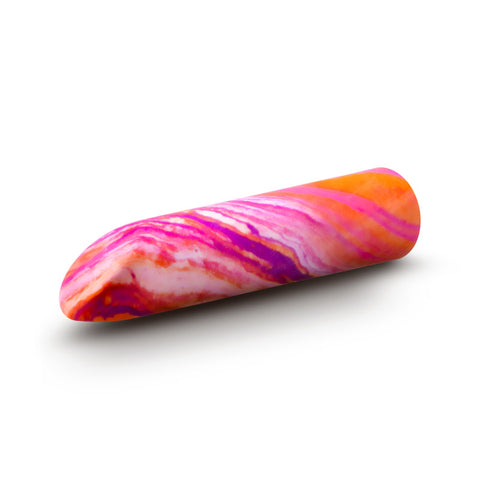 Limited Addiction Fiery Power Vibe Coral Mini Vibrator with Rumble Tech BULLETS