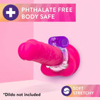 Play With Me Pleaser Cock Ring in Purple > Cock Ring > Vibrating