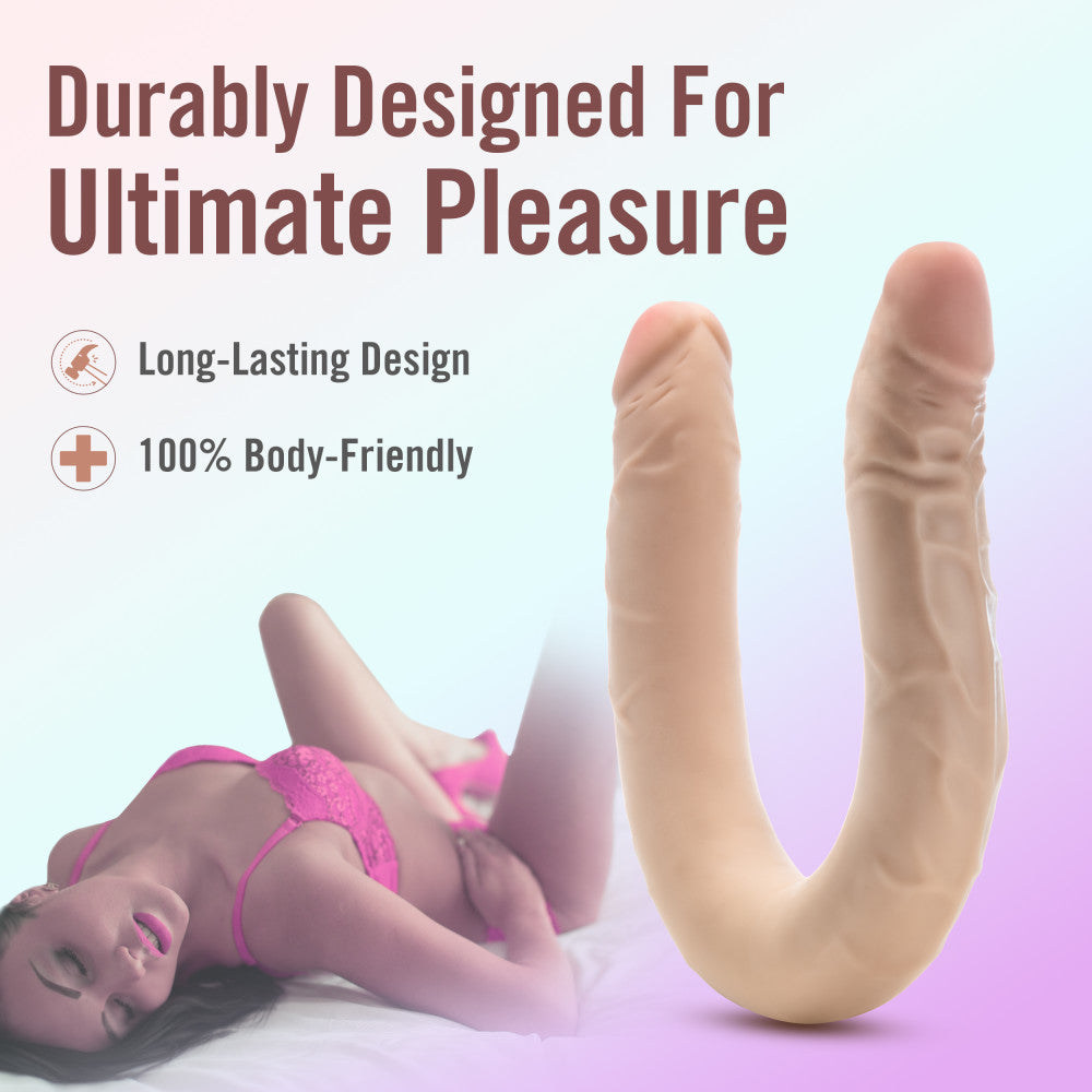 Dr Skin Plus 16.5 Inch Posable Double Dong 42 Centimeter Dual Ended Dildo > Dildos > Double Dildos