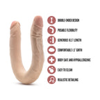 Dr Skin Plus 16.5 Inch Posable Double Dong 42 Centimeter Dual Ended Dildo > Dildos > Double Dildos