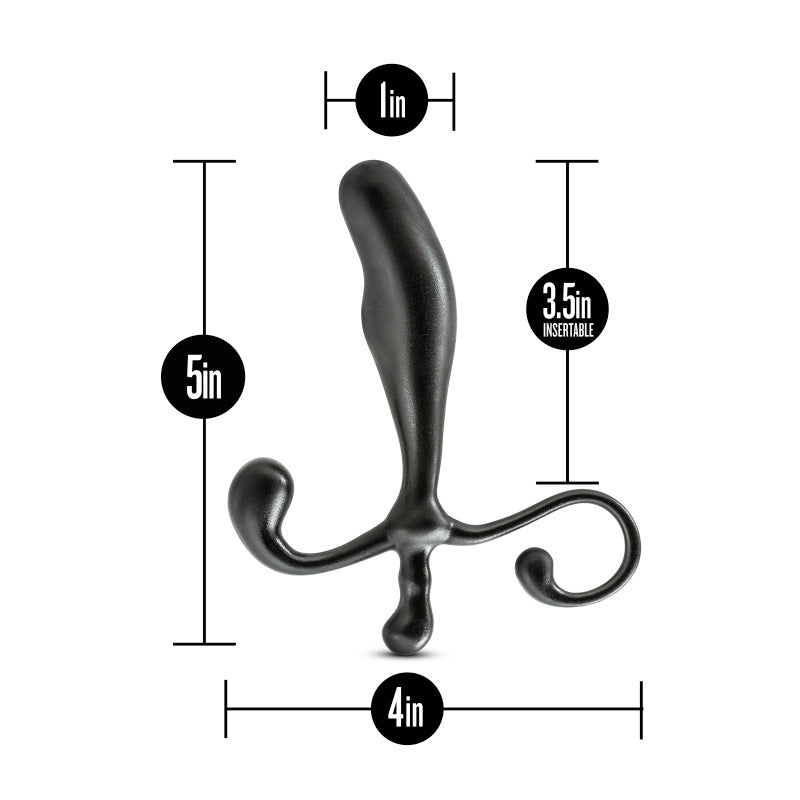 Anal Adventures Prostate Stimulator Black Hands-Free Sex Toy Prostate Tools