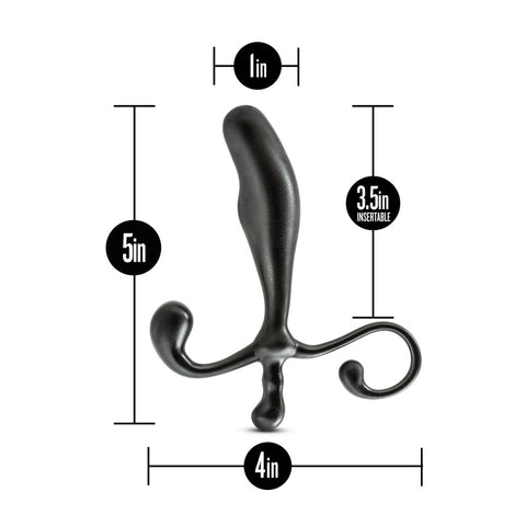 Anal Adventures Prostate Stimulator Black Hands-Free Sex Toy Prostate Tools