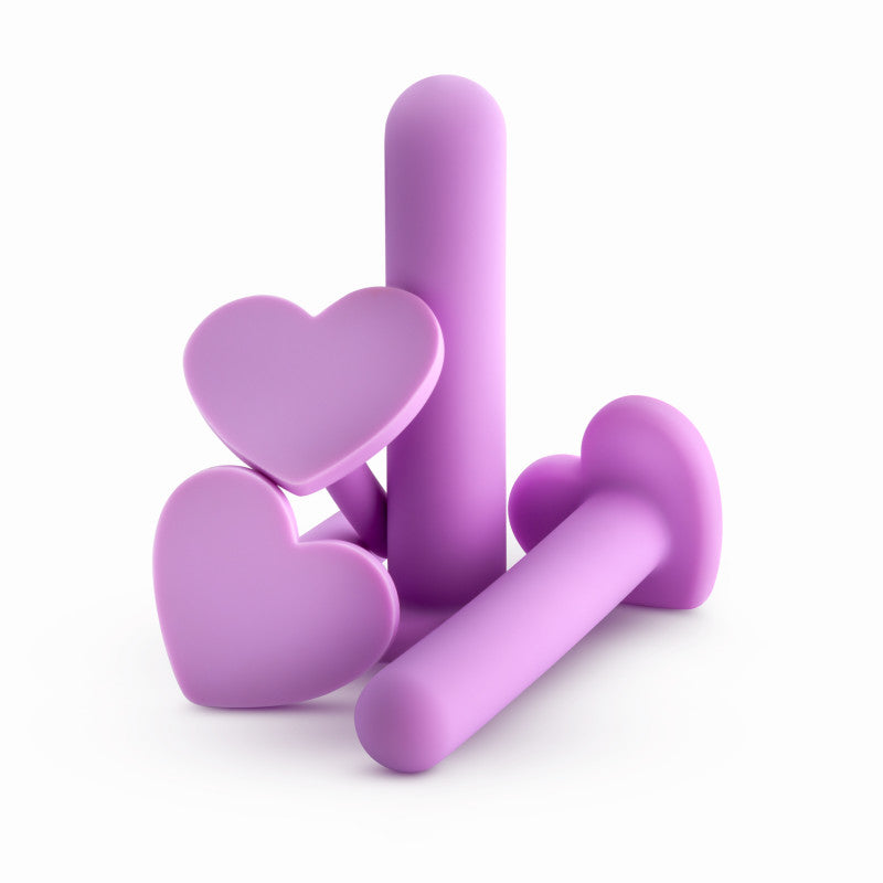 Wellness Silicone Vaginal Dilator Kit 4-Piece Set Purple Dilators