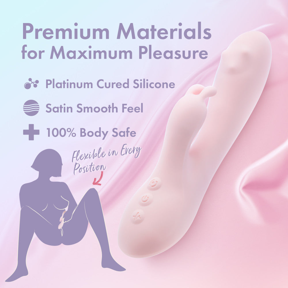 Play With Me Fairy 4.5 Inch Flutter Rabbit Vibrator | Submersible > Vibrators > Ladies > Rabbit