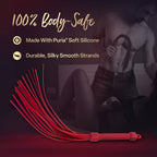 Temptasia Ardor – Silicone Flogger - Red > Bondage Gear > Whips & Floggers