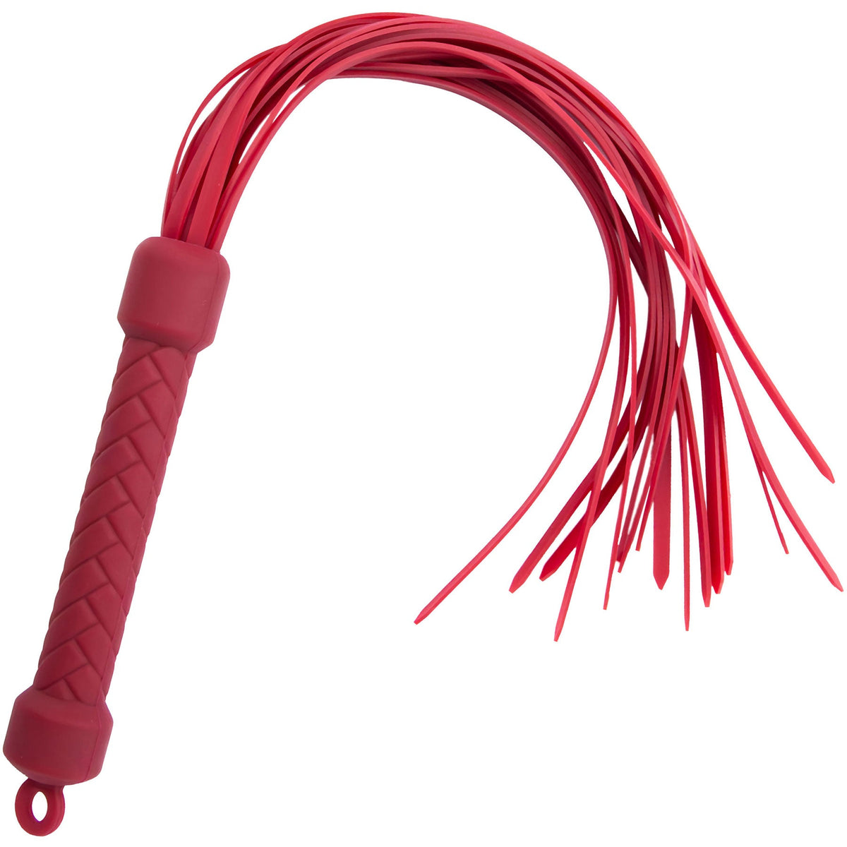 Temptasia Ardor – Silicone Flogger - Red > Bondage Gear > Whips & Floggers Main image