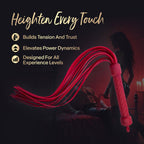 Temptasia Ardor – Silicone Flogger - Red > Bondage Gear > Whips & Floggers