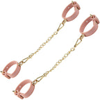 Temptasia Ardor Wrist and Ankle Restraints – Body-Safe Silicone Restraint Set - Soft Pink > Bondage Gear > Restraints