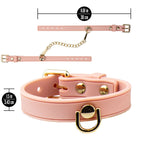 Temptasia Ardor Wrist and Ankle Restraints – Body-Safe Silicone Restraint Set - Soft Pink > Bondage Gear > Restraints