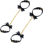 Temptasia Ardor Wrist and Ankle Restraints with Bowtiew Detail – Body-Safe Silicone Restraint Set > Bondage Gear > Restraints