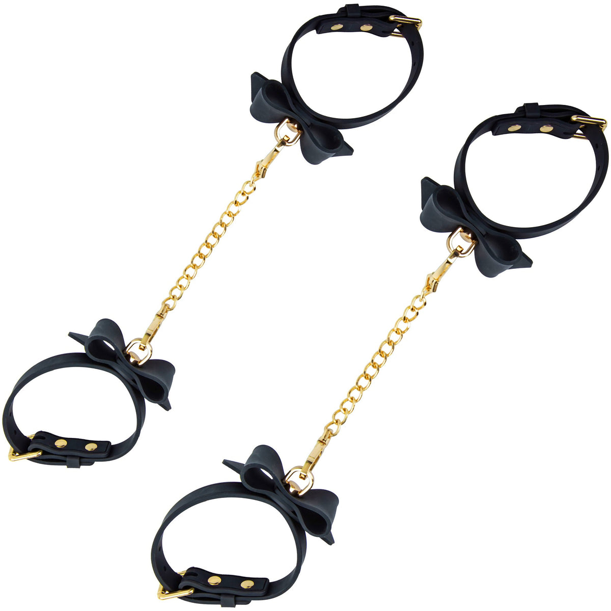 Temptasia Ardor Wrist and Ankle Restraints with Bowtiew Detail – Body-Safe Silicone Restraint Set > Bondage Gear > Restraints