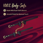 Temptasia Ardor Wrist and Ankle Restraints with Bowtiew Detail – Body-Safe Silicone Restraint Set > Bondage Gear > Restraints
