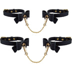 Temptasia Ardor Wrist and Ankle Restraints with Bowtiew Detail – Body-Safe Silicone Restraint Set > Bondage Gear > Restraints