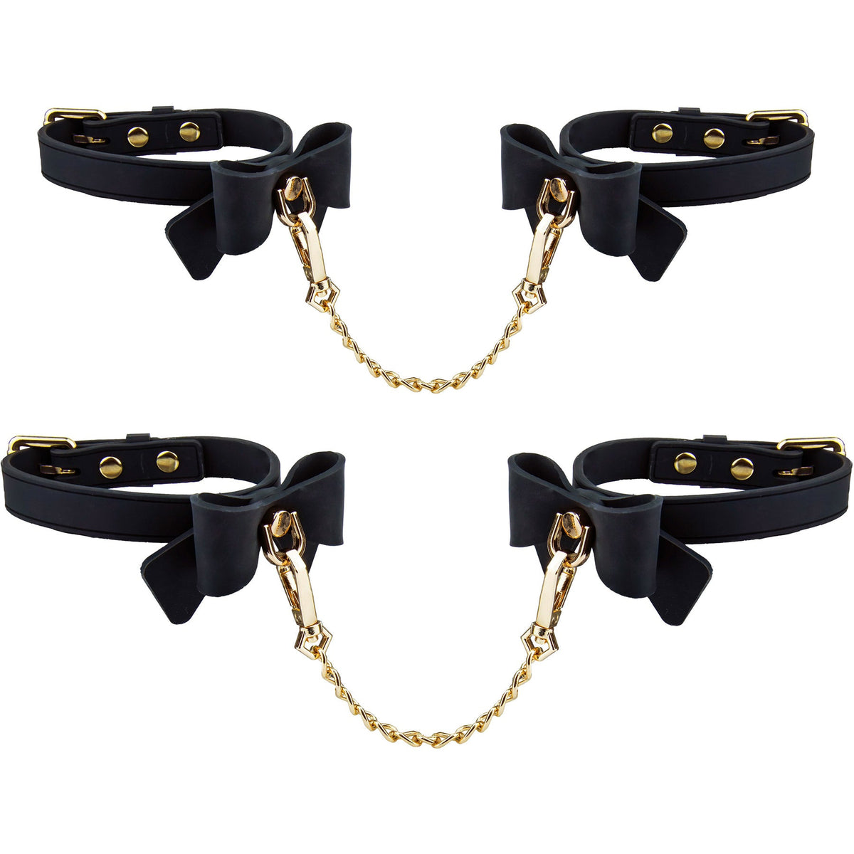 Temptasia Ardor Wrist and Ankle Restraints with Bowtiew Detail – Body-Safe Silicone Restraint Set > Bondage Gear > Restraints