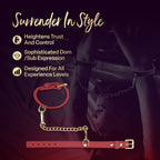 Temptasia Ardor – Silicone Wrist and Ankle Restraints Set - Red > Bondage Gear > Restraints