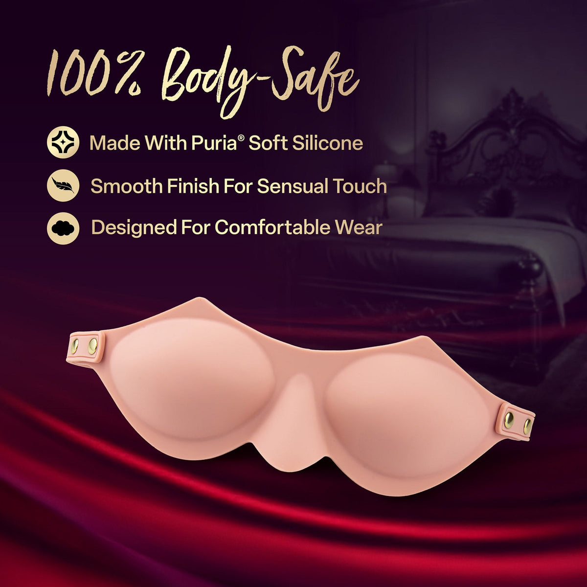 Temptasia Ardor - Blindfold - Pink > Bondage Gear > Blindfolds