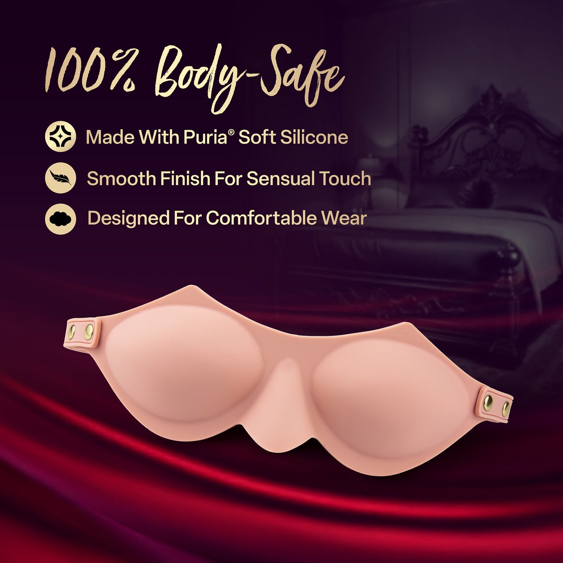 Temptasia Ardor - Blindfold - Pink > Bondage Gear > Blindfolds