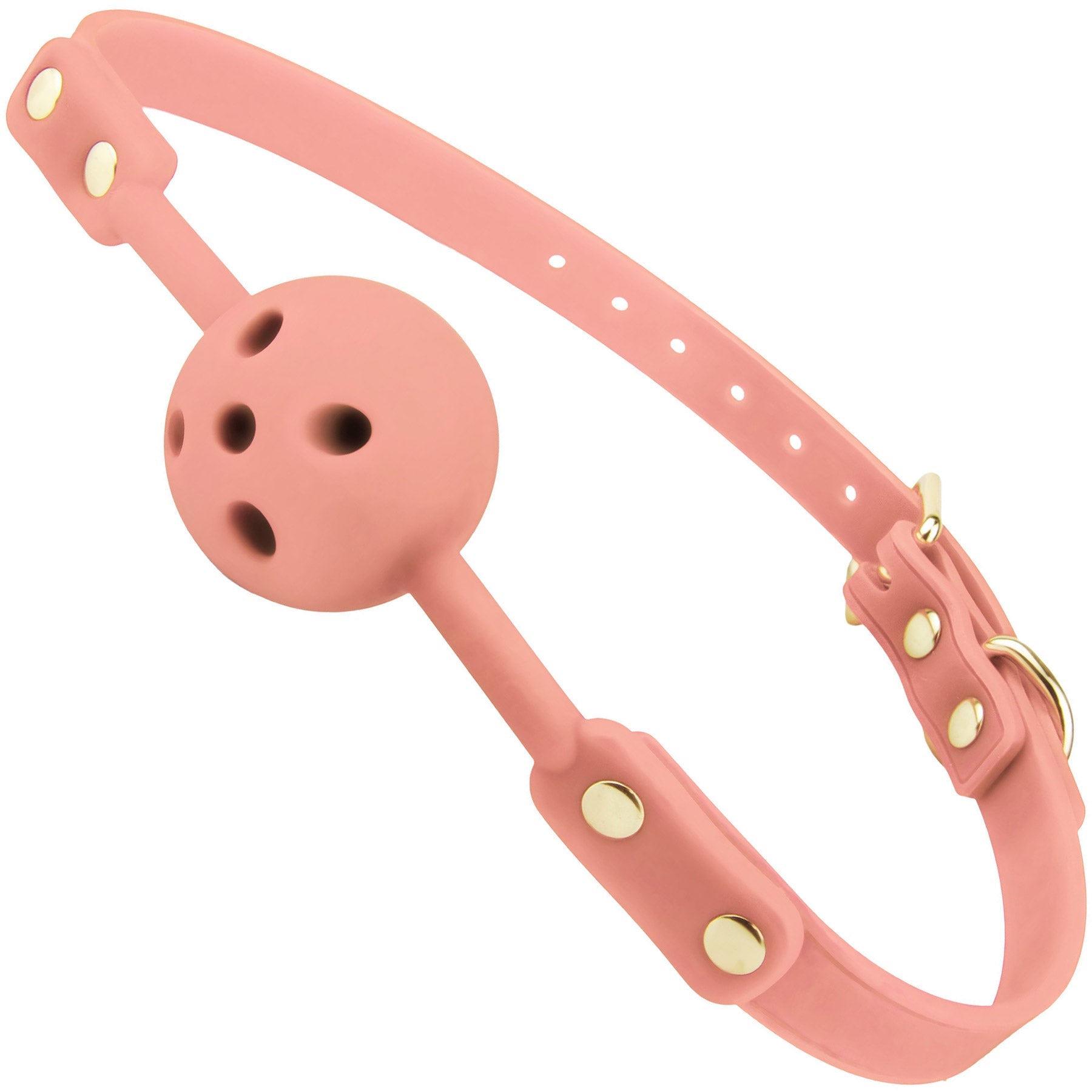 Temptasia Ardor – Breathable Silicone Ball Gag with Adjustable Strap - Pink > Bondage Gear > Gags and Bits